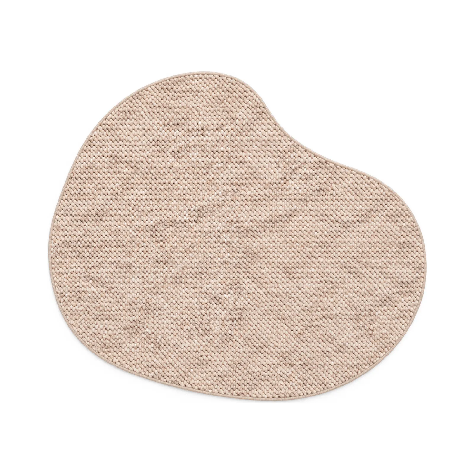 Vloerkleed Xilento Kassei Beige | Organisch ø 200 cm