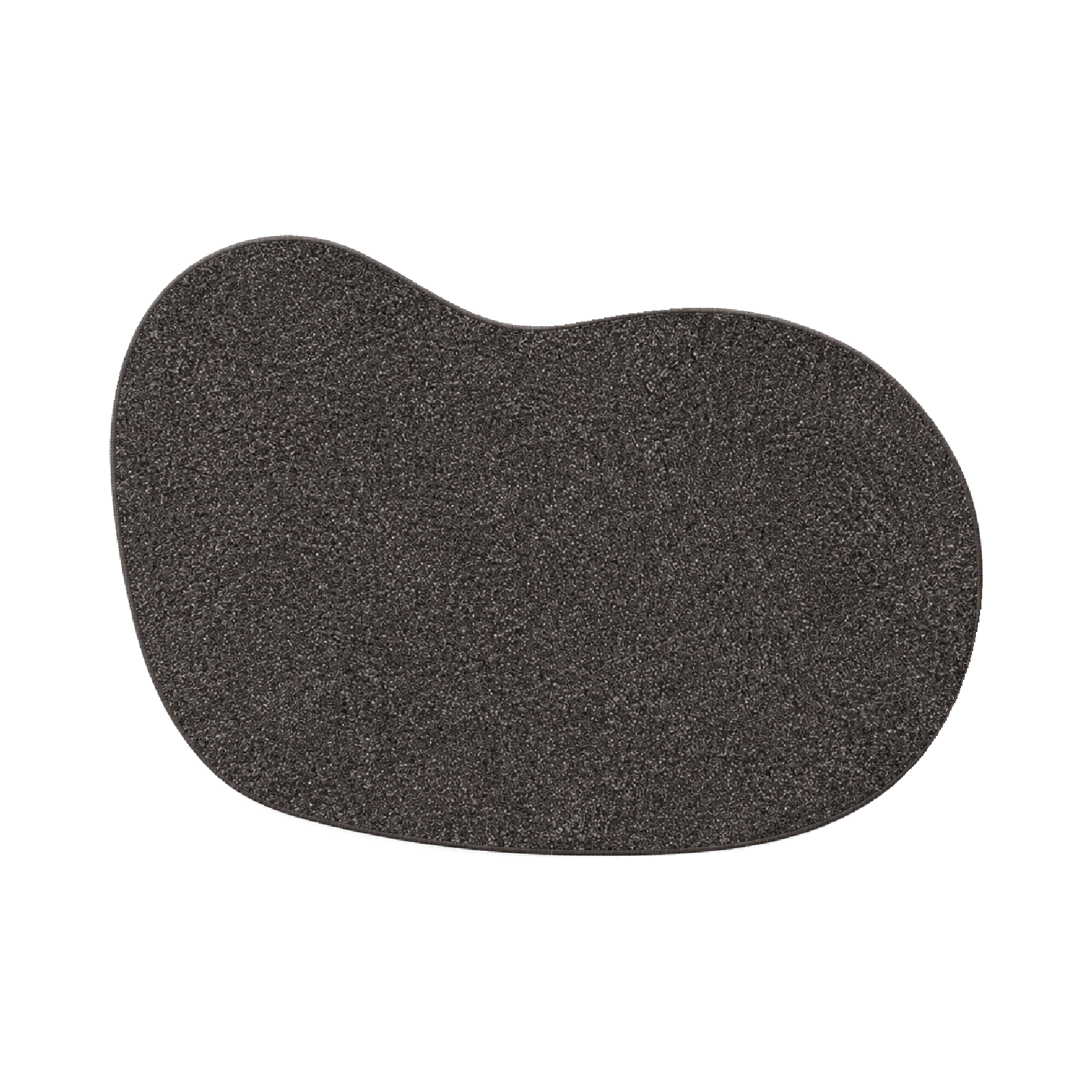 Vloerkleed Xilento Shine Grafiet | Kidney 200 x 300 cm