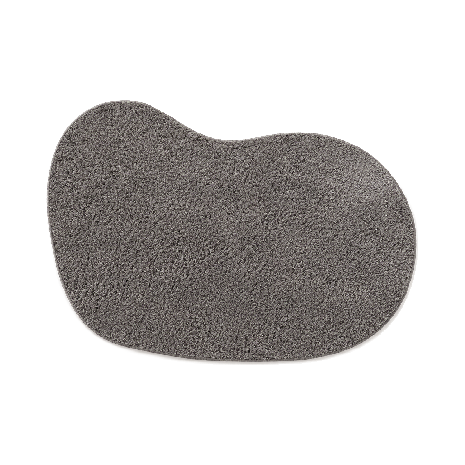 Vloerkleed Xilento Silky Soft Grey | Kidney 200 x 300 cm