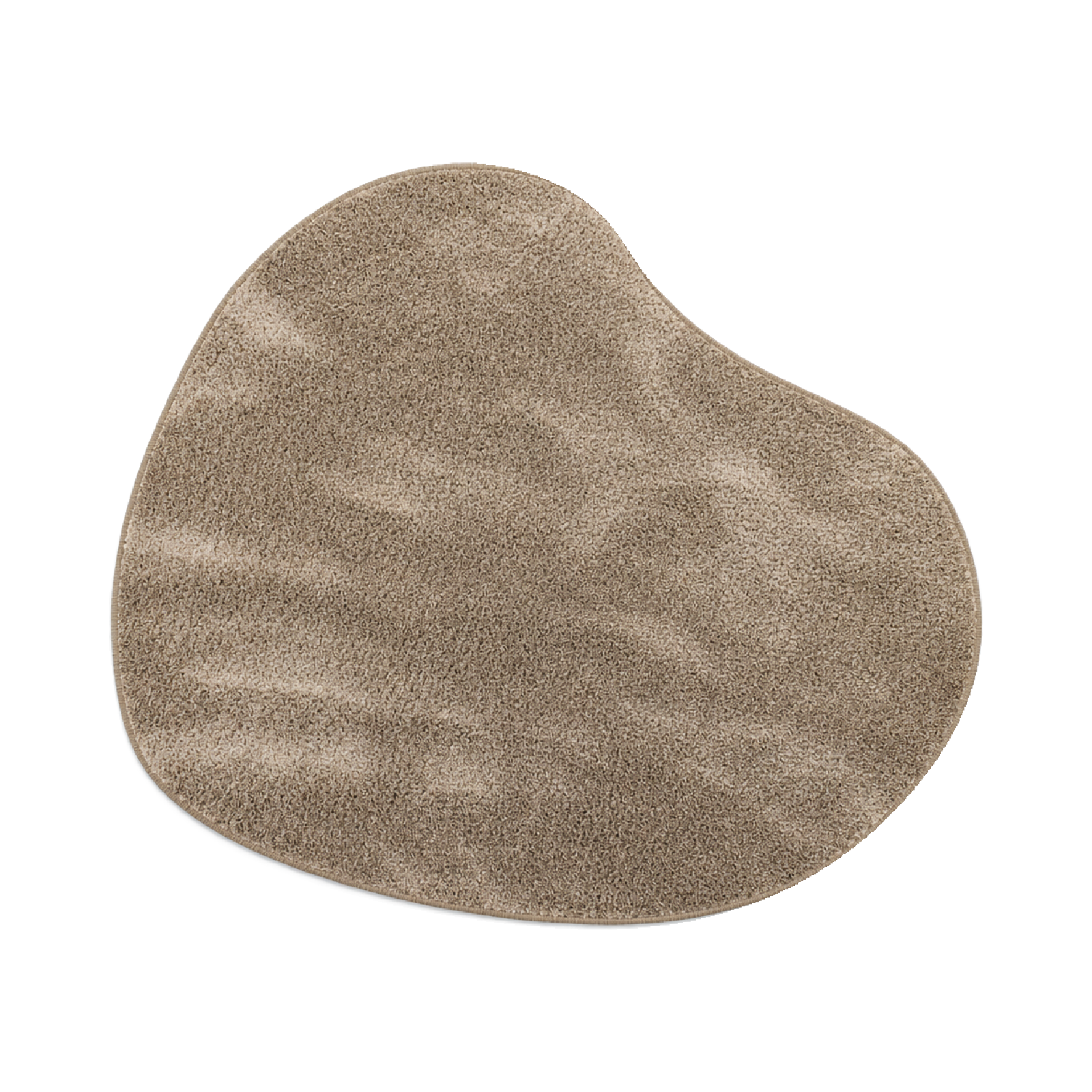 Vloerkleed Xilento Amazing Taupe | Organisch ø 200 cm