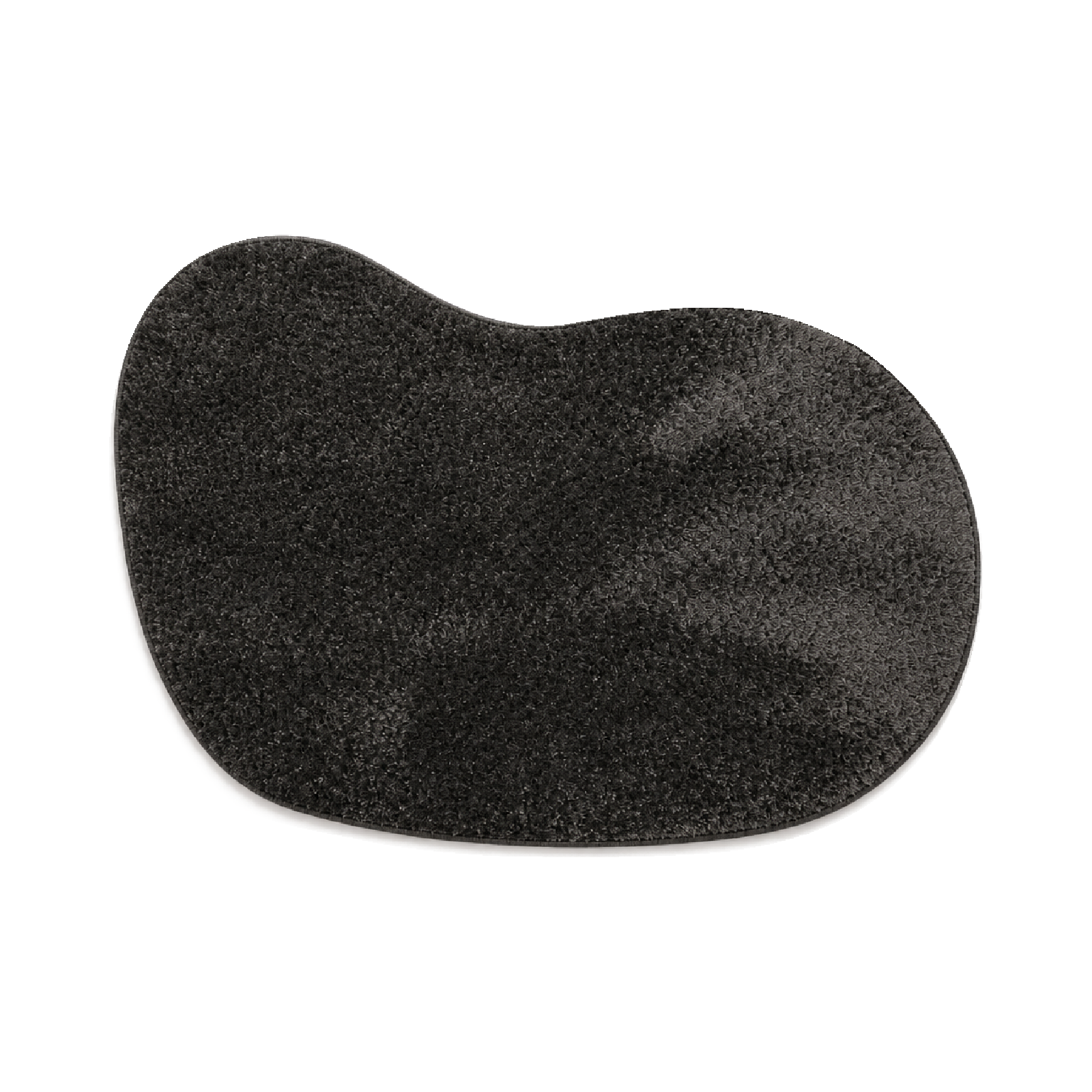 Vloerkleed Xilento Silky Soft Antraciet | Kidney 200 x 300 cm