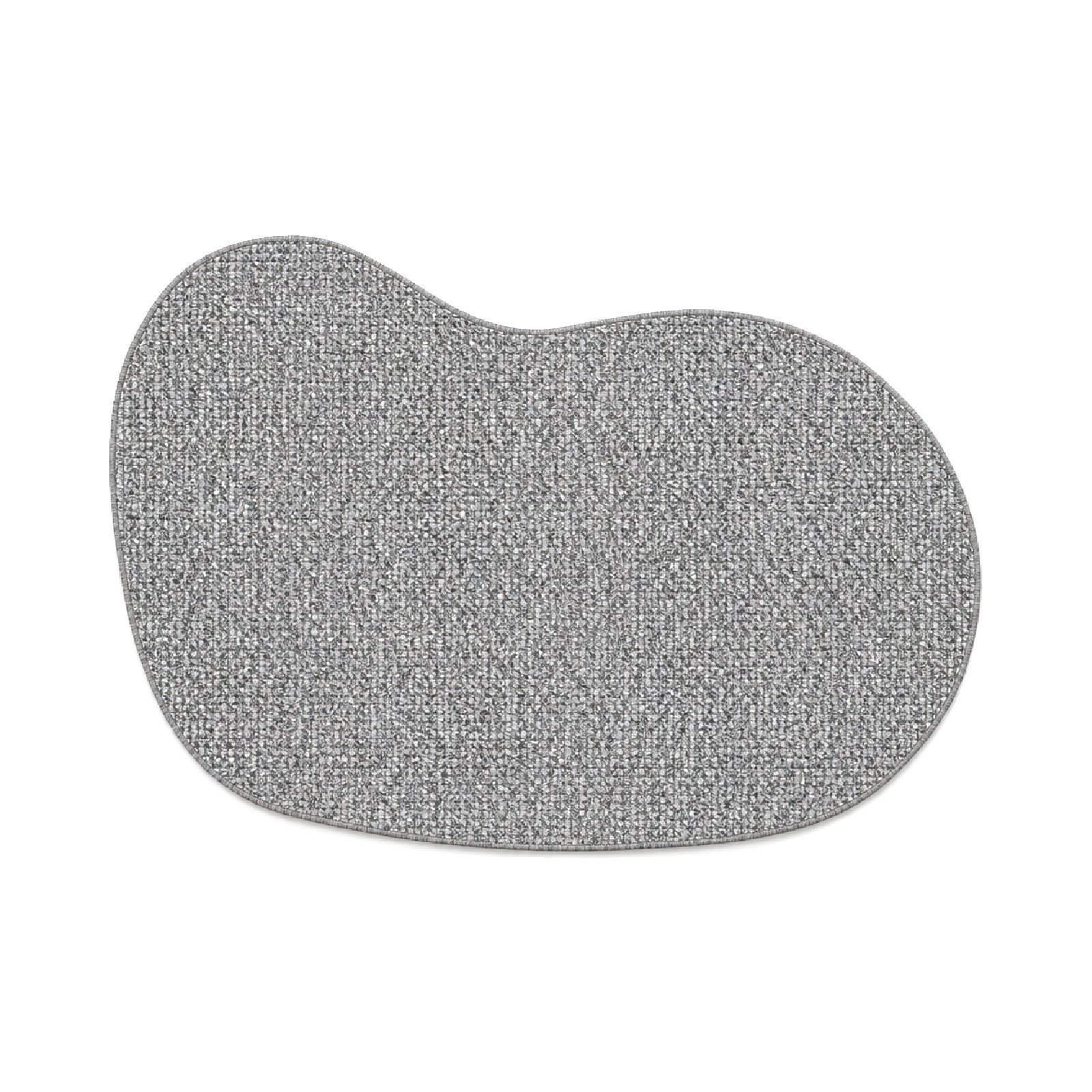 Vloerkleed Xilento Pebble Antra Mix | Kidney 200x300 cm