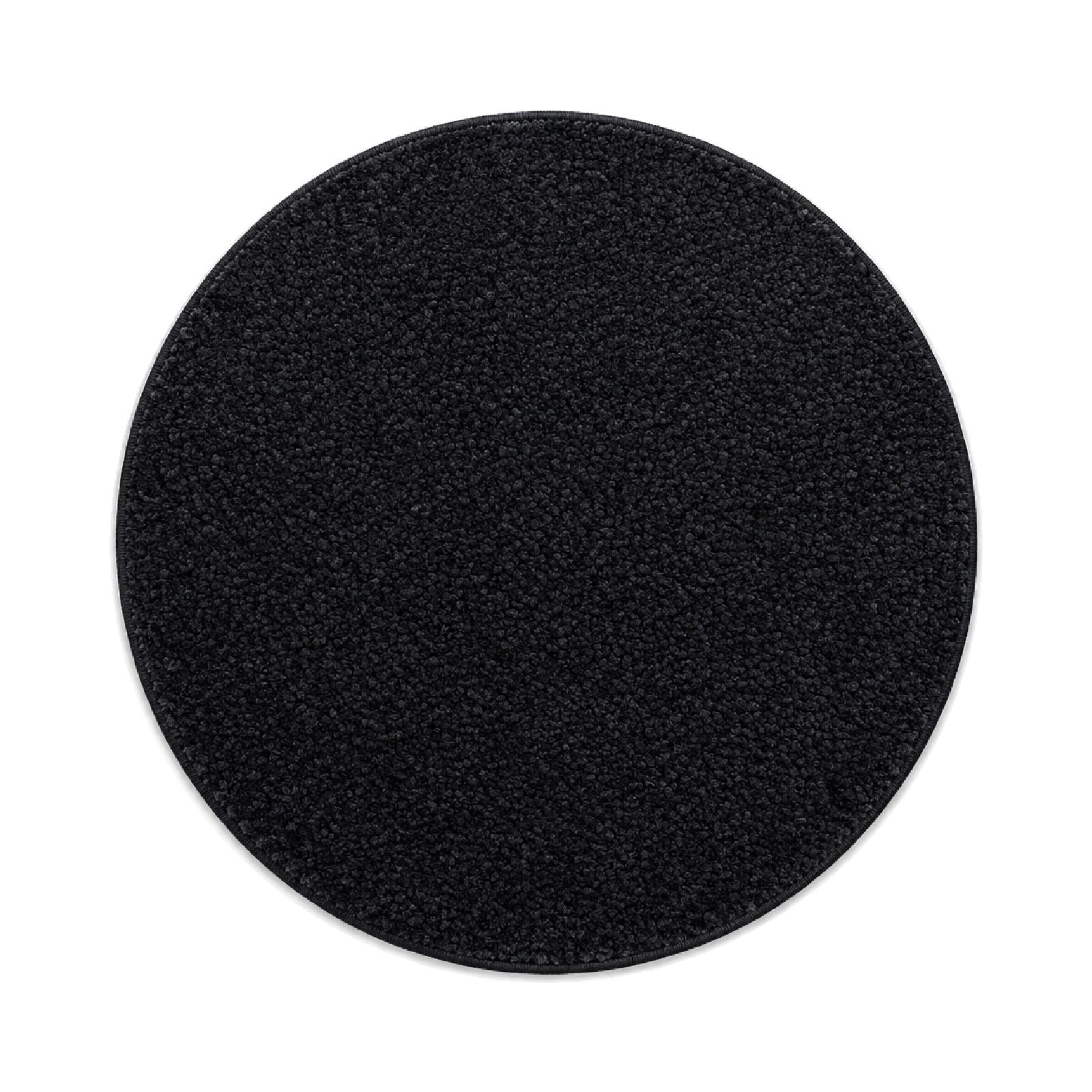 Rond Vloerkleed Xilento Intense Donkergrijs