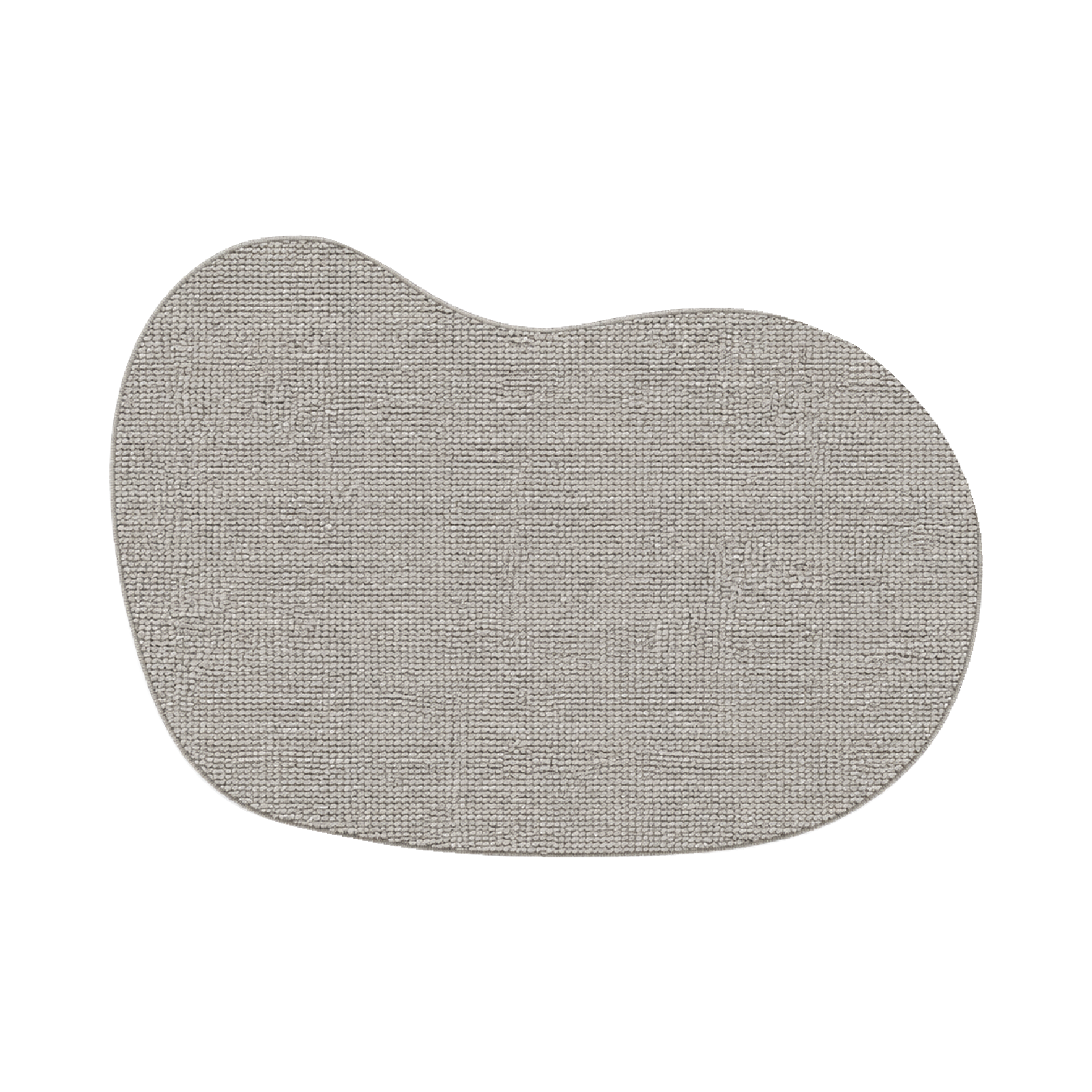 Vloerkleed Xilento Pure Loop Grey | Kidney 170 x 230 cm