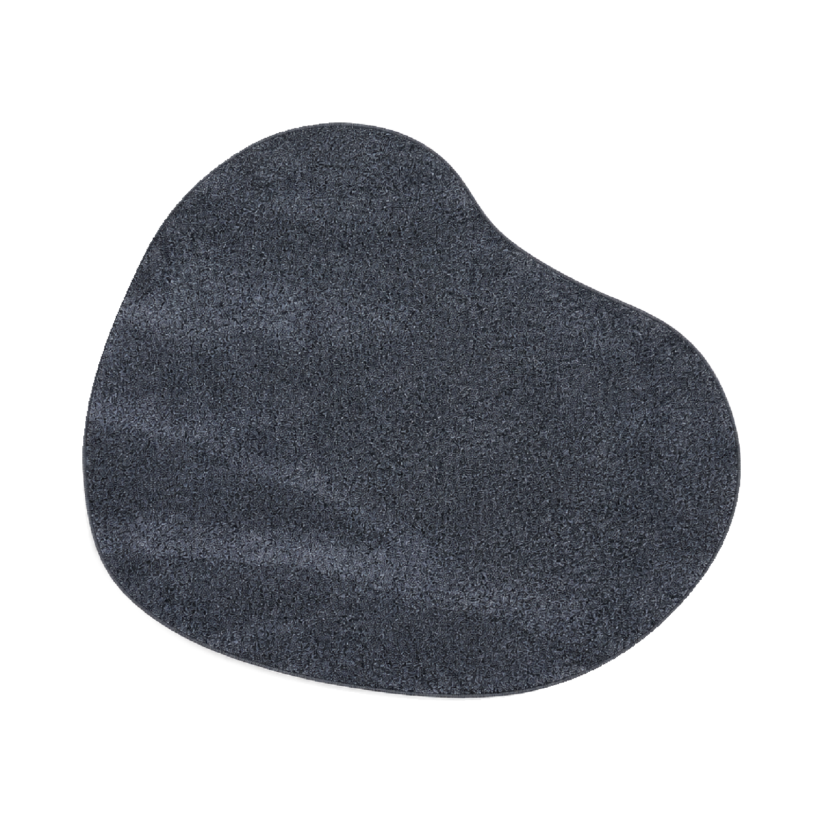 Vloerkleed Xilento Amazing Anthracite | Organisch ø 200 cm