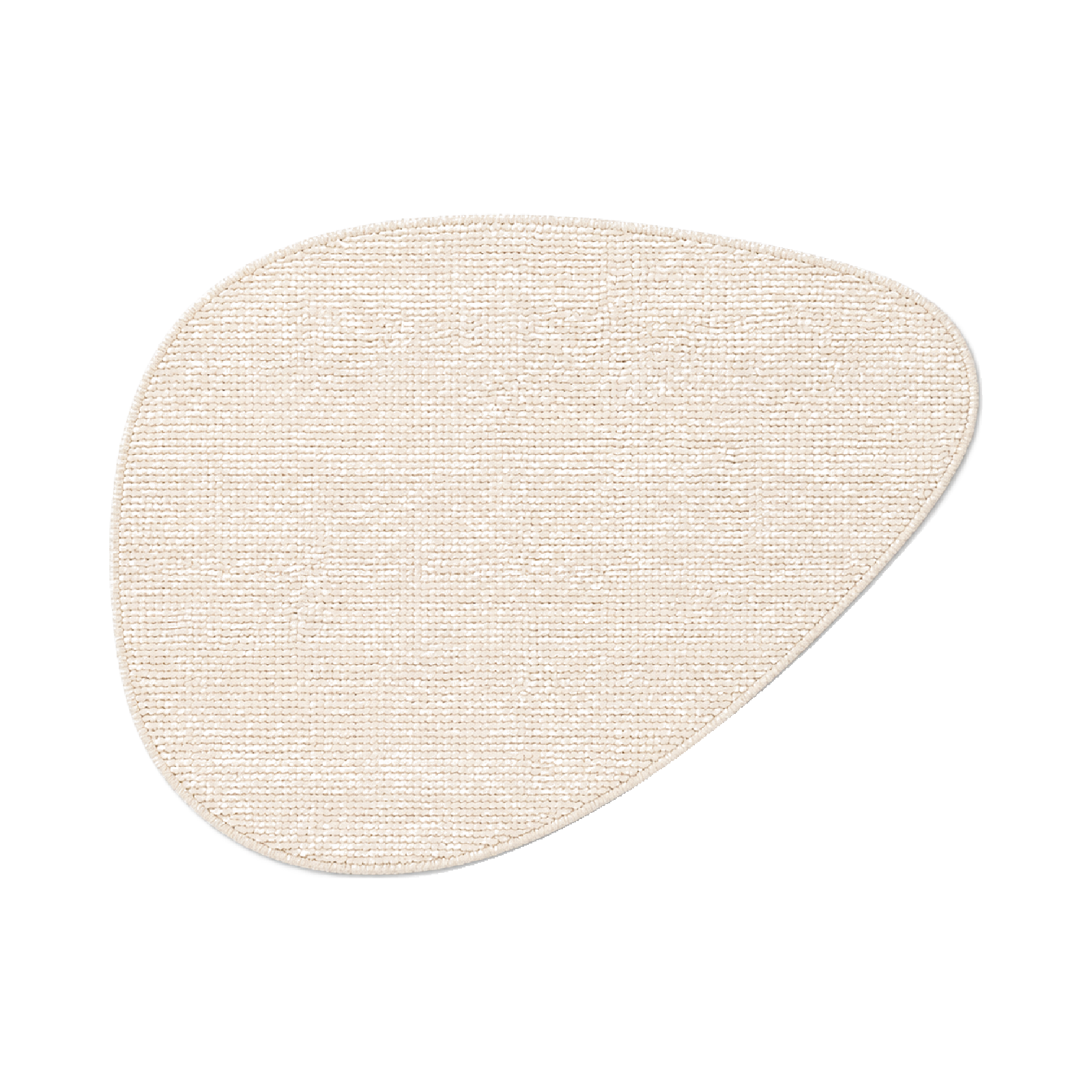 Vloerkleed Xilento Pure Loop Creme | Stone 170 x 230 cm 