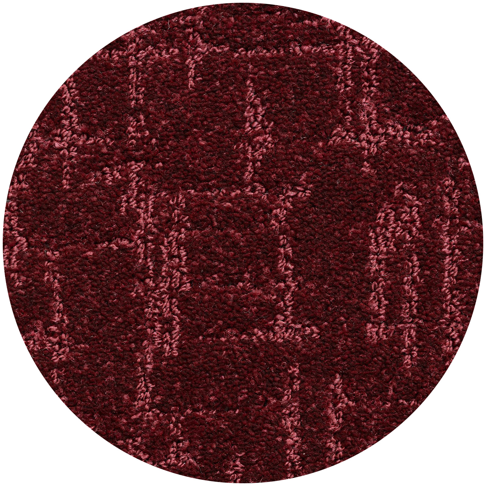 Rond Vloerkleed Xilento Ravello Bordeaux