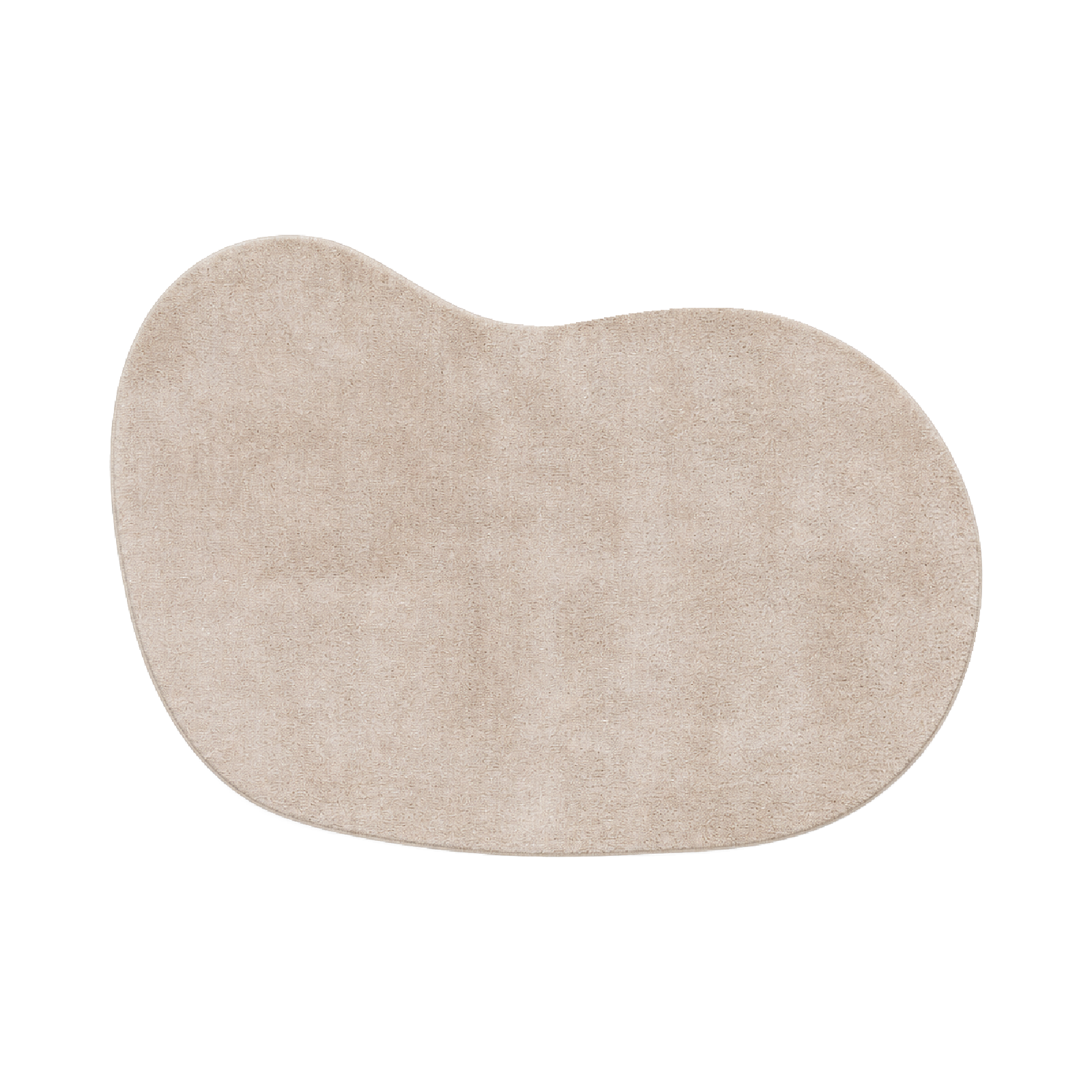 Vloerkleed Xilento Wassy Creme Beige | Kidney 200 x 300 cm