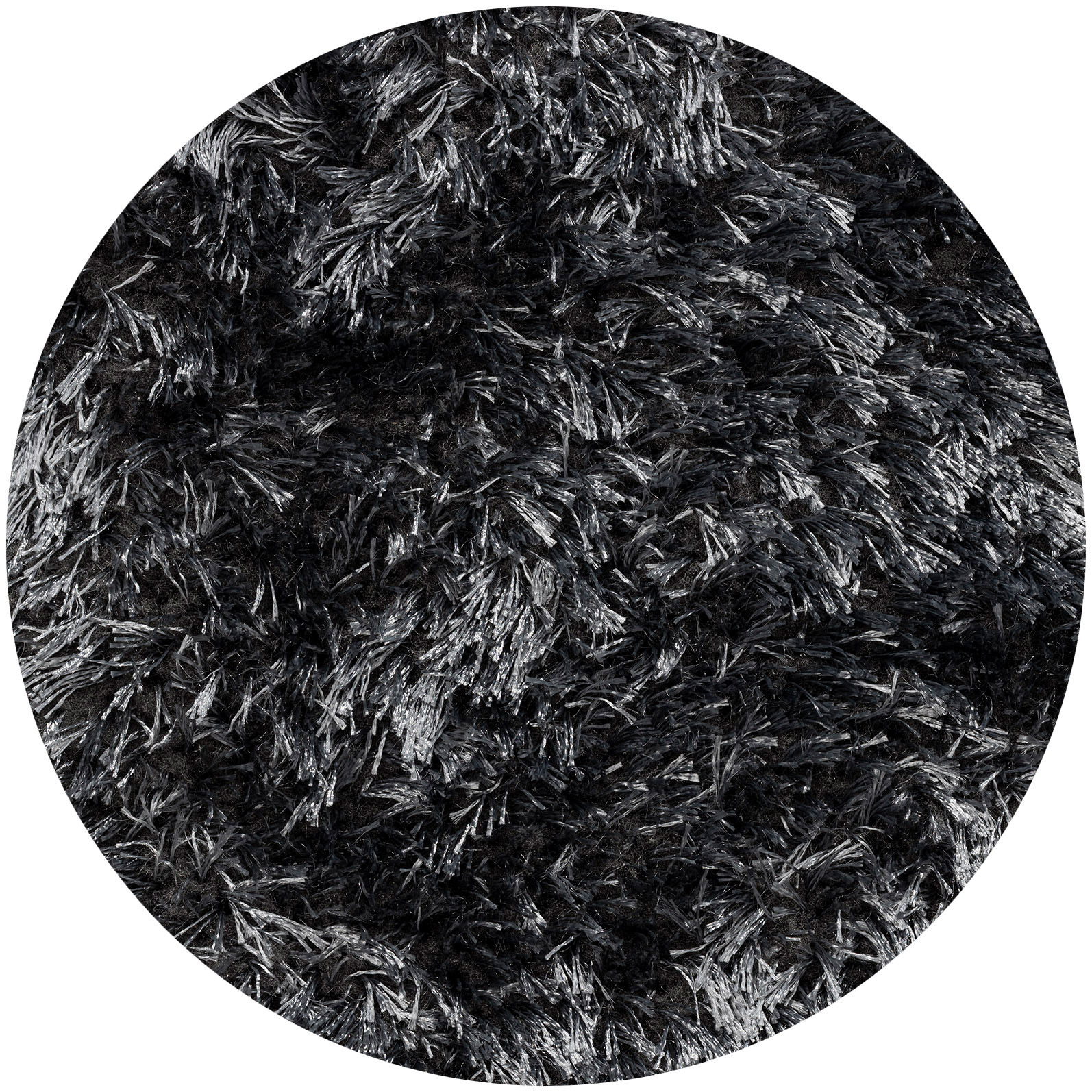 Rond Vloerkleed Xilento Twinkle Steel