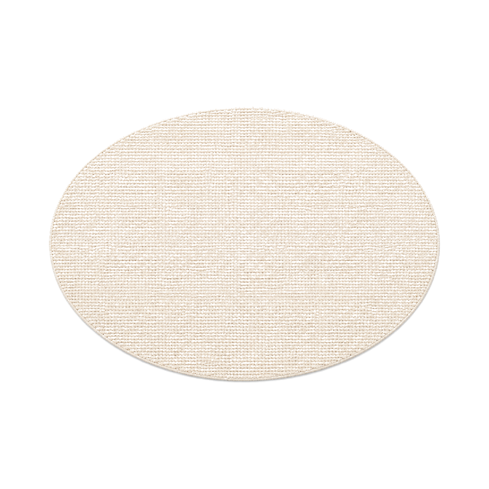 Vloerkleed Xilento Pure Loop Creme | Elips 170 x 230 cm